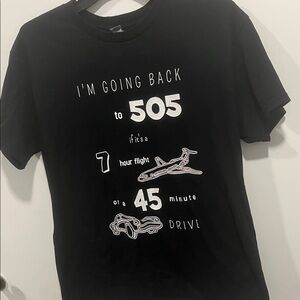 505 lyric Black Graphic Tee